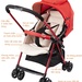 Xe đẩy Combi WellcomFort Cozy WT 200D (màu xanh) - mặt trái