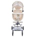 Xe đẩy gấp gọn Galena GA-ST02 màu trắng kem - mặt trước