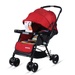 Xe đẩy Seebaby T11A màu đỏ - góc nghiêng