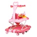 Xe tập đi 2 in 1 Mushroom Kiza KZ180 (Hồng) - mặt phải