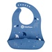 Yếm ăn silicon KidsPlaza BIB023 (Xanh) - mặt trước