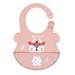 Yếm ăn silicone cho bé KidsPlaza 6903 (Hồng) - mặt trước