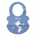Yếm ăn silicone cho bé KidsPlaza 6903 (Xanh) - mặt trước