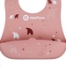 Yếm ăn cho bé silicone KidsPlaza BIB023 ( Hồng Nhạt ) - mặt phải
