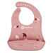 Yếm ăn cho bé silicone KidsPlaza BIB023 ( Hồng Nhạt ) - mặt trước