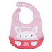 Yếm ăn cho bé silicone KidsPlaza BIB023 ( Hồng ) - mặt trước