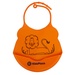 Yếm ăn silicone KidsPlaza BIB006 (Cam) - mặt trước