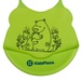 Yếm ăn silicon cho bé KidsPlaza BIB006 (Xanh lá) - mặt trái