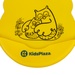 Yếm ăn silicone KidsPlaza BIB006 (Vàng) - mặt phải