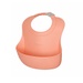 Yếm ăn silicone Moyuum cao cấp (Cam) - mặt trước