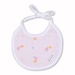 Yếm sơ sinh buộc dây Otis KidsPlaza ND22H ( trắng hồng) - mặt trước