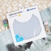 Yếm tròn Otis bé trai kẻ xanh KidsPlaza ND22T - mặt trước