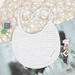 Yếm tròn Otis bé trai kẻ ghi KidsPlaza ND22T - mặt trái