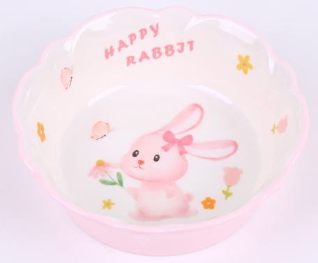 Bát ăn Mamago Pink Rabbit 829 150g