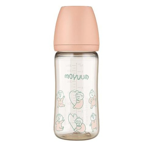 Bình sữa Moyuum Ogu Ogu hồng 270ml