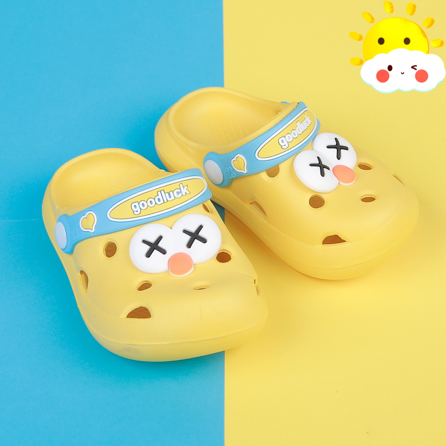 Dép sục KidsPlaza 688 goodluck Oggy vàng