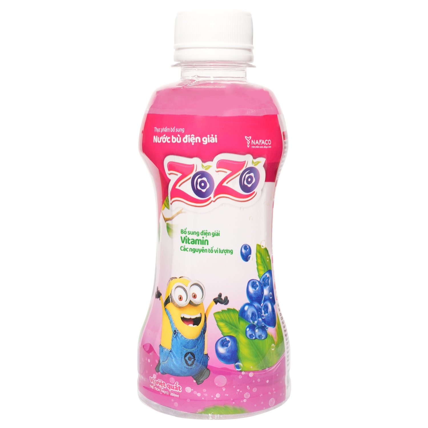 Nước bù điện giải Zozo vị việt quất 250ml