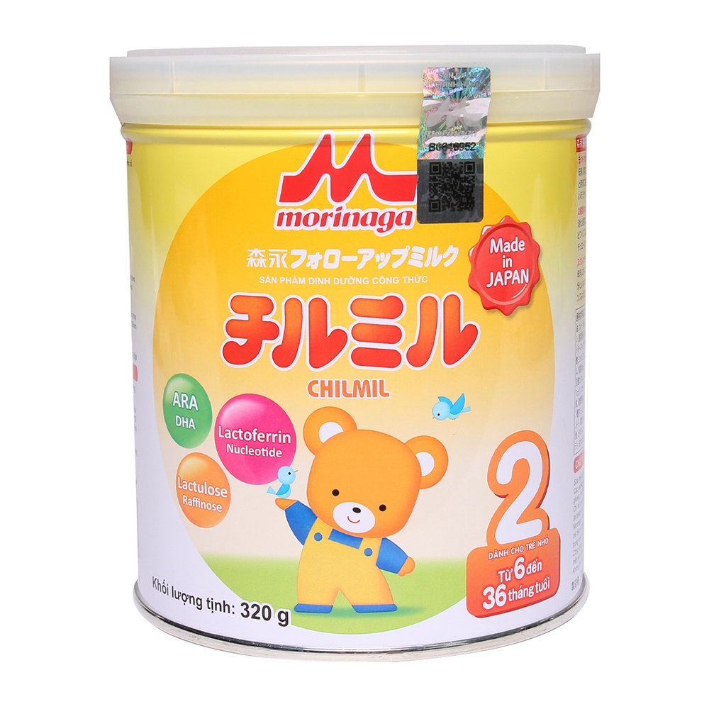 Sữa Morinaga Chilmil số 2 320g cho bé 6M-36M