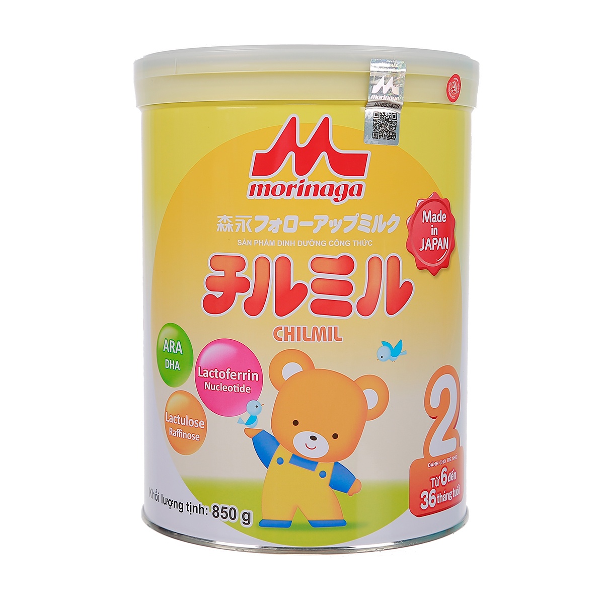 Sữa Morinaga Chilmil số 2 800g cho bé 6M-36M