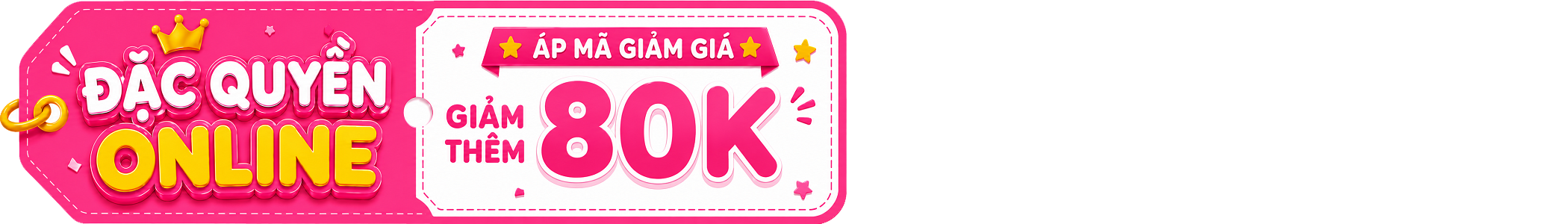 Chỉ bán online - giảm 80K