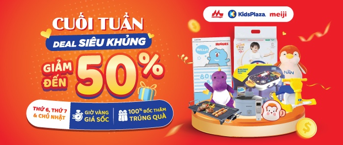 Cuối tuần săn ưu đãi - Kids Plaza