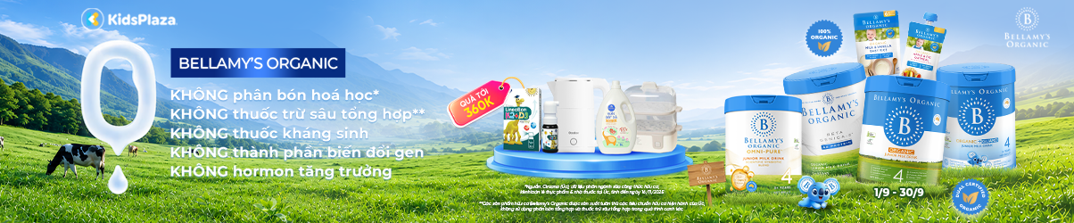 [Center banner] - Khuyến mại sữa Bellamy's Organic