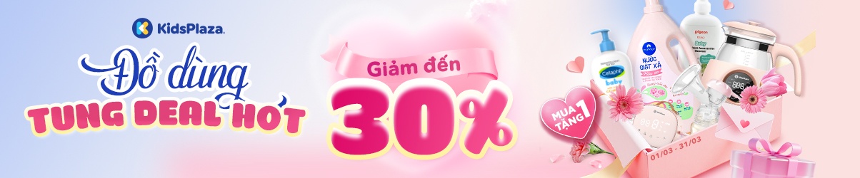 Test center banner - đồ dùng cho mẹ và bé