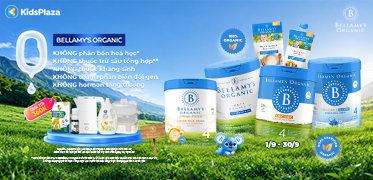 Sub banner - Khuyến mại sữa Bellamy's Organic