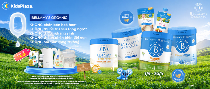 Khuyến mại sữa Bellamy's Organic
