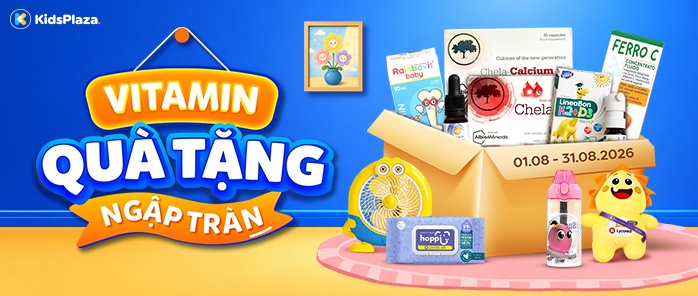 Vitamin tăng đề kháng cho bé 