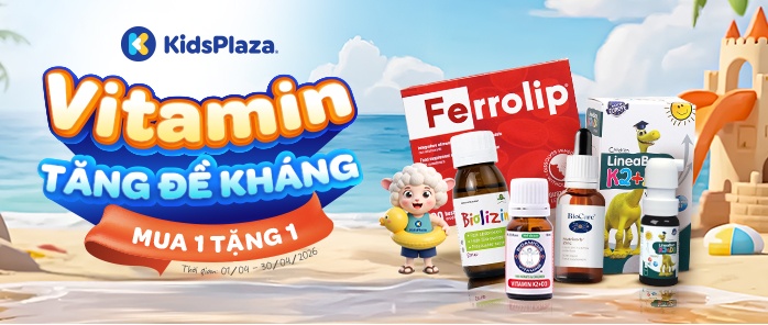 Vitamin tăng đề kháng cho bé 