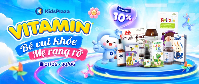 Vitamin tăng đề kháng cho bé 