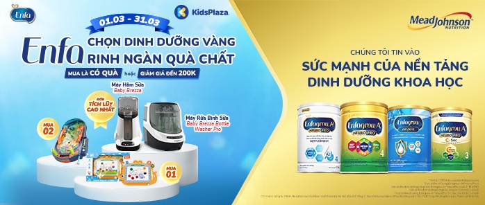 Khuyến mại sữa Enfa 