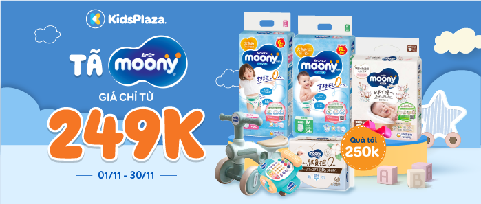 Moony khuyến mại T11