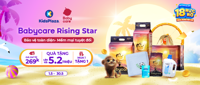 Bỉm BabyCare khuyến mãi T5