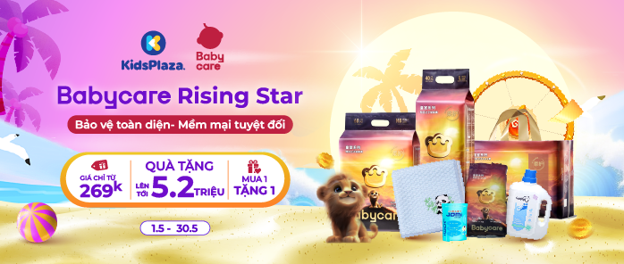 Bỉm BabyCare khuyến mãi T5
