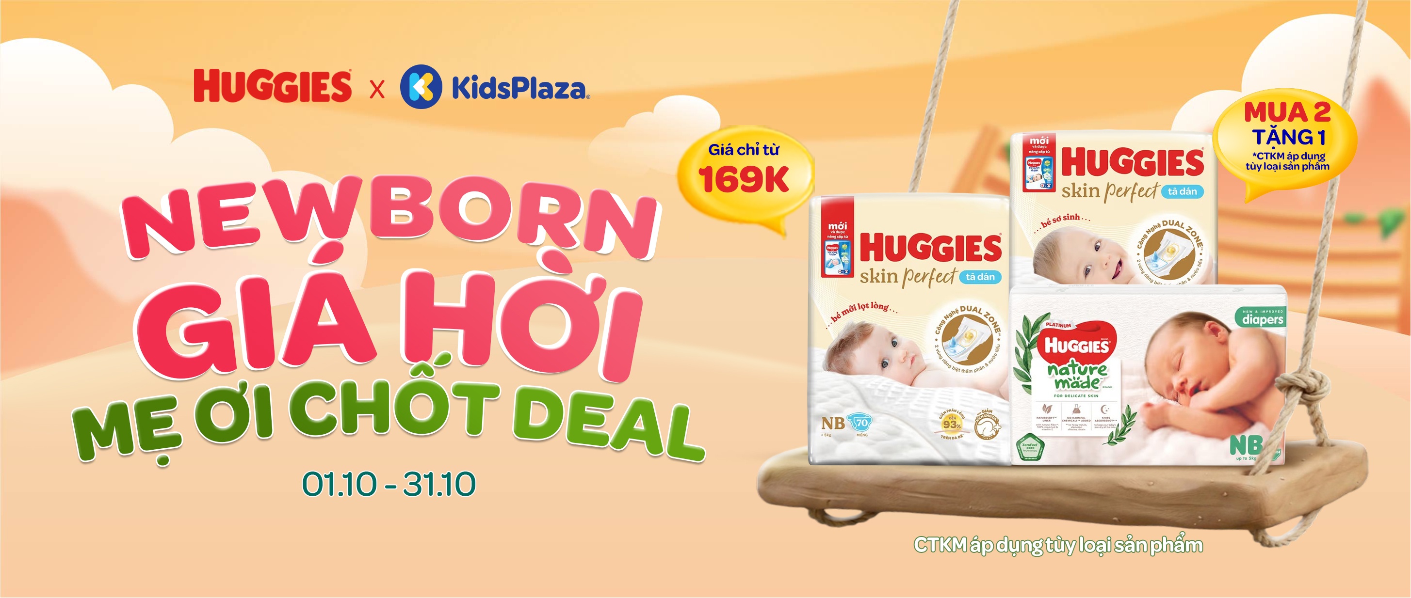 Khuyến mại Huggies NB