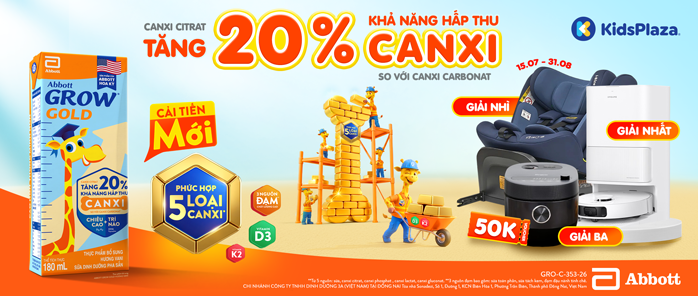 Khuyến mại Abbott Grow Gold