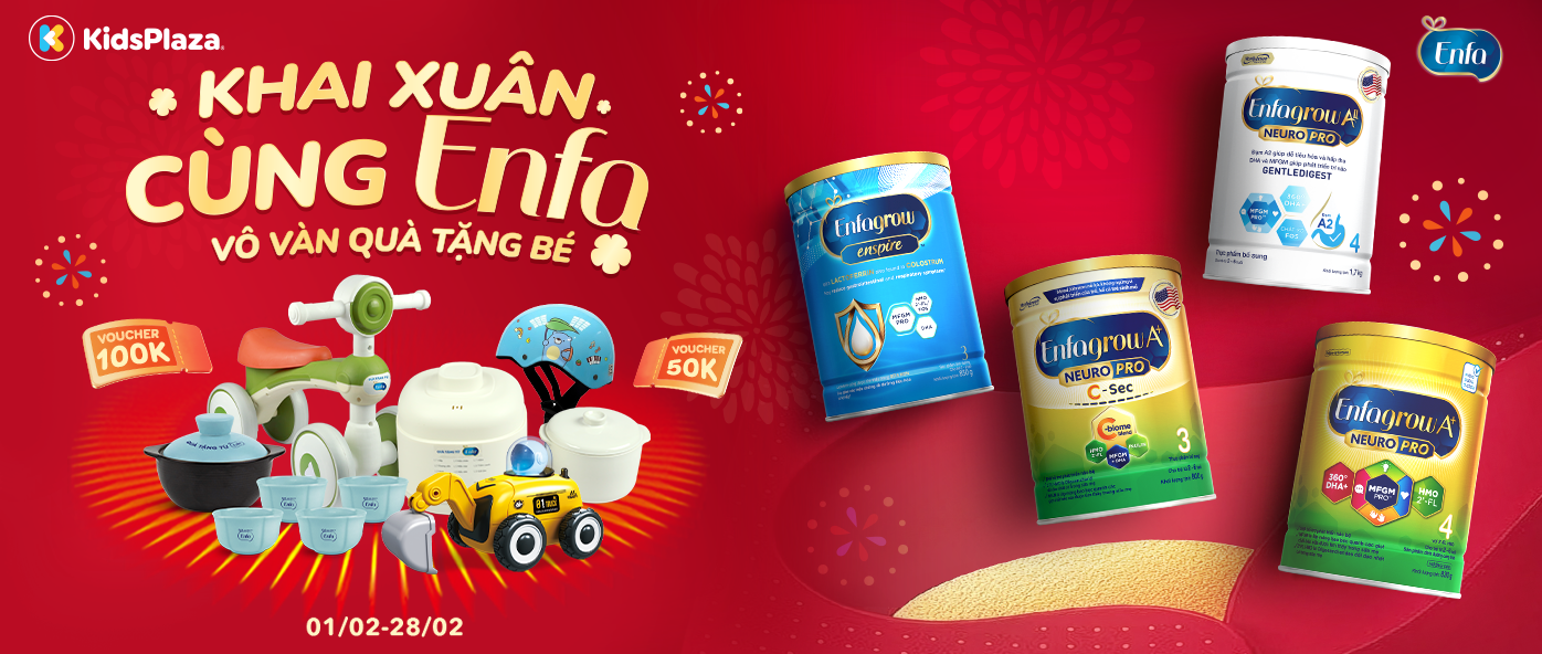 Khuyến mại sữa Enfa 