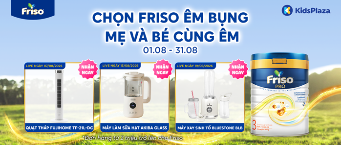 Sữa Friso khuyến mại T8