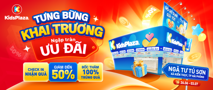 Tưng bừng khai trương Kids Plaza Ngã Tư Tú Sơn - Xã Kiến Thụy - Tp. Hải Phòng