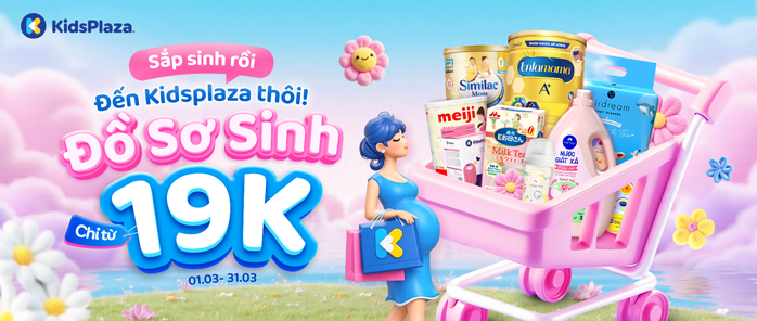 Sắp sinh rồi đến KidsPlaza thôi 
