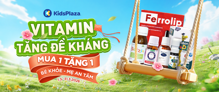 Vitamin tăng đề kháng cho bé 