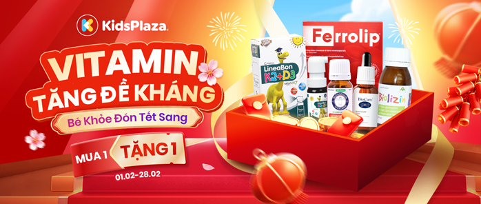 Vitamin tăng đề kháng cho bé 