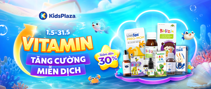 Vitamin tăng đề kháng cho bé 
