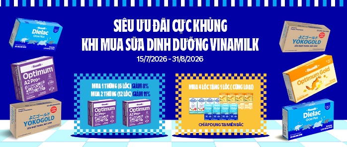 Khuyến mại sữa dinh dưỡng Vinamilk