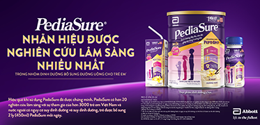 Sub banner - 4 tháng cải thiện tăng trưởng cùng PediaSure