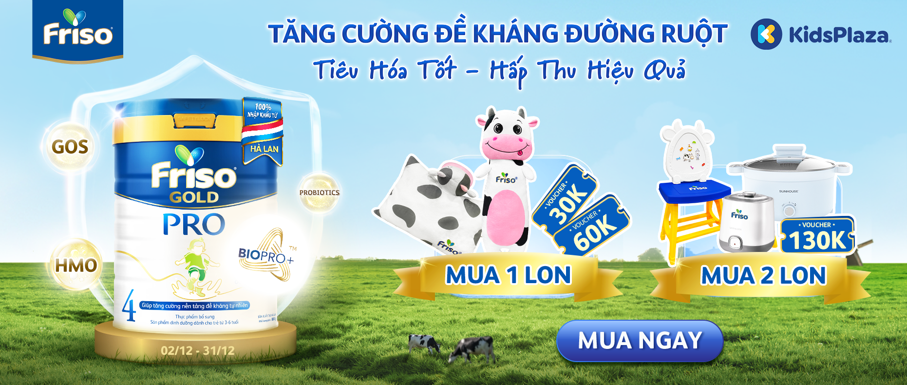 Sữa Friso khuyến mại T12