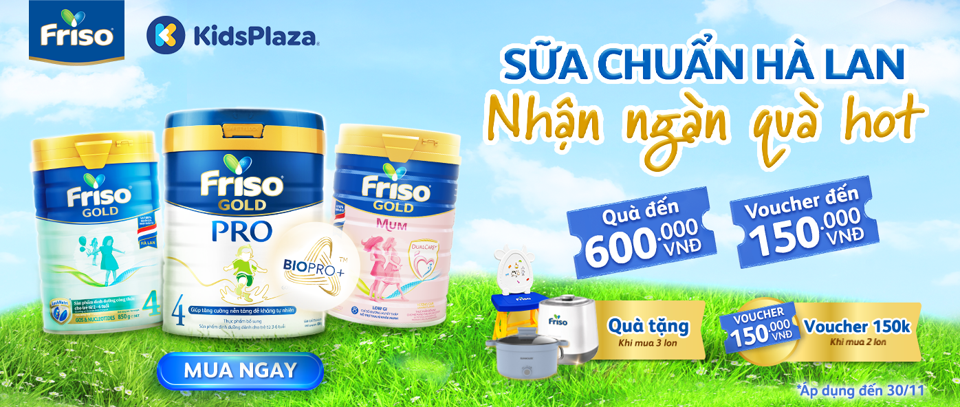 Sữa Friso khuyến mại T11