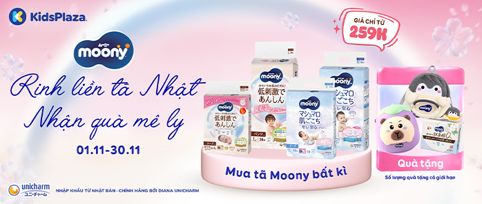 Moony khuyến mại T11